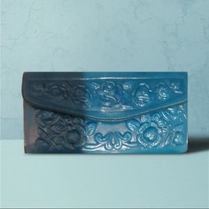 Handcrafted  Rose leather wallet